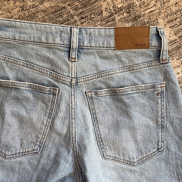 Madewell - the curvy perfect vintage wide leg crop jeans Light Blue - sz 26 - Picture 7 of 7